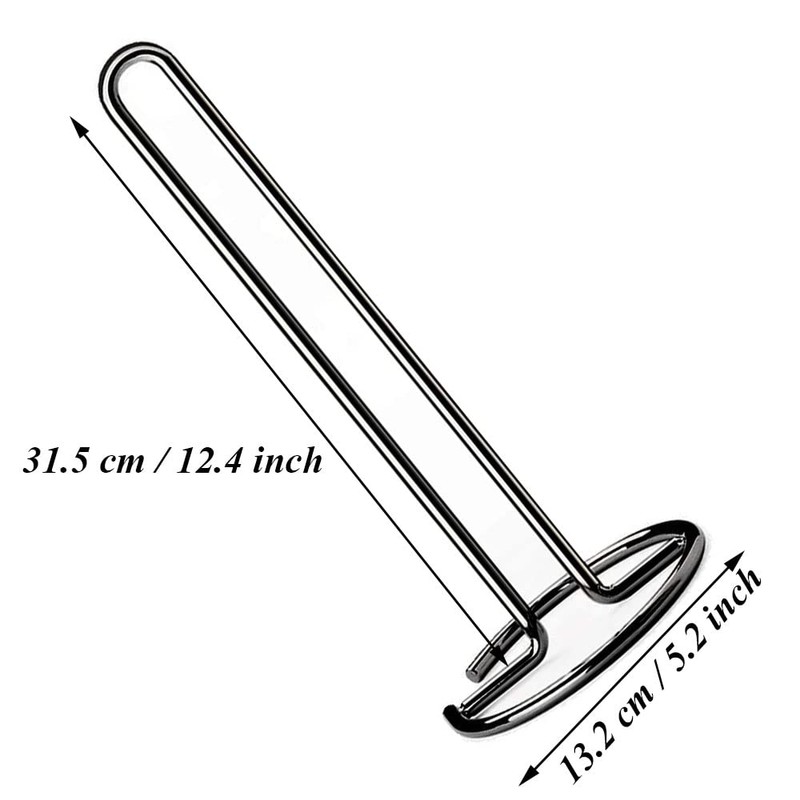 Black Standing Paper Holder, Kitchen Roll Holder, Kitchen Roll Stand,