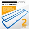 Pair of Steel Core Rubber Valve Cover Gaskets for Small