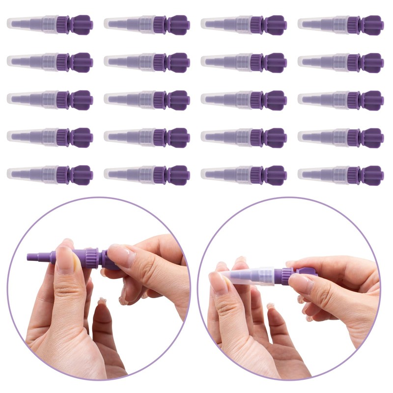 Pack of 20 Syringe Adapters Luer Adapter Conical Connection Syringe