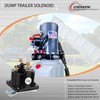 12V Dump Trailer Solenoid Relay, 4-Terminal Intermittent Duty Solenoid for