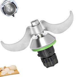 Teigmesser Thermomix TM6, Messer für Vorwerk Thermomix TM5,TM6 Küchenmaschine, Edelstahl Teigmischmesser, Patix Teigmesser tm6 für Schwere Teige, Kein Teig Rückstand und Schmutzkontamination