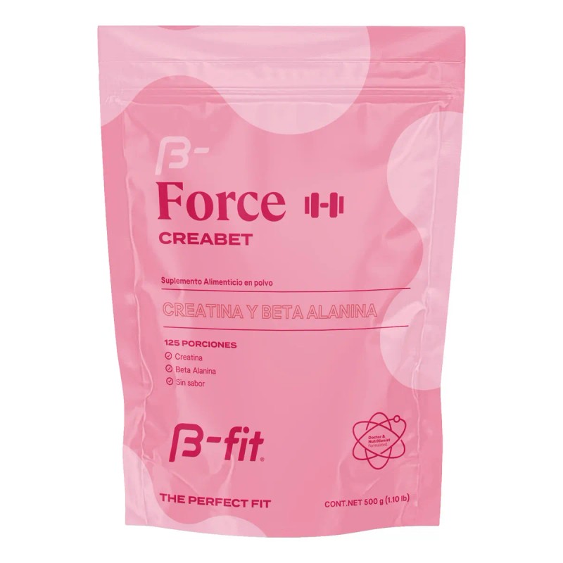 Creatina monohidratada en Polvo Force Creabet B-fit Pouch 500g Sin