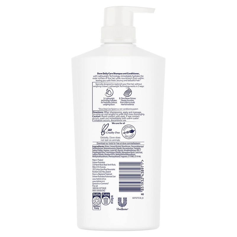 Dove Conditioner Daily Care 820ml