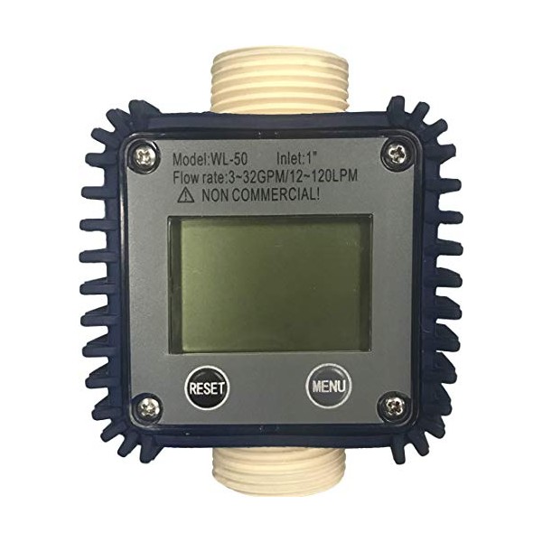 ArmorBlue Turbine Flow Meter | Measure Gallons, Liters, or Pints