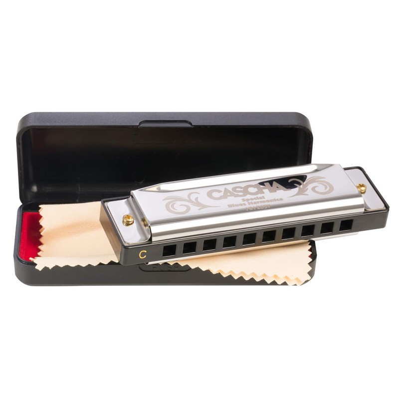 CASCHA Harmonica Beginner Set with Spanish School, Learn to Play