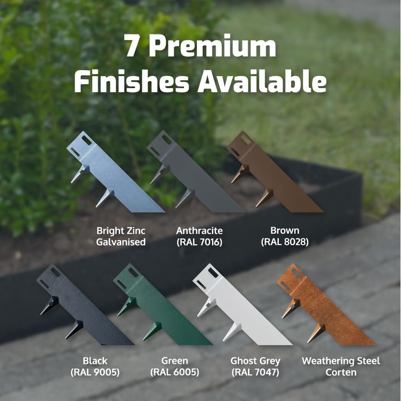 CORE EDGE Lawn Edging | Flexible Decorative Steel Garden Lawn