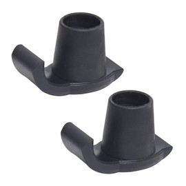 Baluue 2pcs Professional Walker Skis Walker Sliders Nonstick Crutch Tips for Enhanced Stability