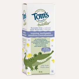 Tom's of Maine Tom's of Maine Toddler Fluoride-Free Natural Training Toothpaste 38 mL, Mild fruit