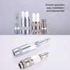 4Pcs Air Fitting Conversion Adapters Set,Euro & PCL 1/4 Inch