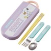 Skater TACC2AG-A Trio Set Snoopy Pop Color Chopsticks Spoon Fork