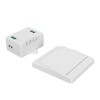Wireless Light Switch Receiver Kit Self Generating Kinetic Energy Remote