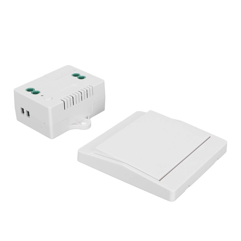 Wireless Light Switch Receiver Kit Self Generating Kinetic Energy Remote