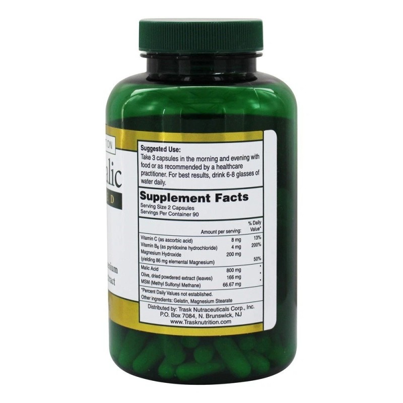 Trask Nutrition Fibro Malic Advanced Dietary Supplement with Olive Leaf