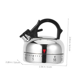 Ciieeo Mechanical Tea Kettle Timer Manual Countdown Timer for Cooking Studying and Baking Compact and Accurate Management Tool