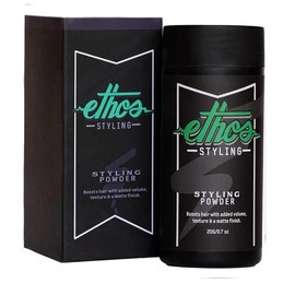 Ethos Styling Powder - Texturize & Style Hair Powder for Men | Volumizing & Grooming | Matte Finish | 20g
