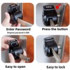 PUGED Door Handle Lockout Device Cover with Code to Disable