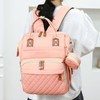 Diaper Women Bag Backpack Multi Compartment Large Opening Top Mother