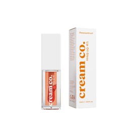 cream co. Lip Oil Gloss for All Lip Types, Protects and Revitalizes the Lips with Vitamin E, Paraben-Free, Plumping Lip Oil, Nourishes Lip Care Passionfruit 5ml