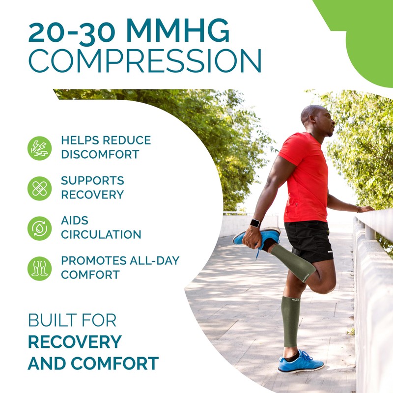 Run Forever Calf Compression Sleeves for Men and Women -