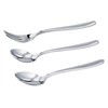 COMIART Stainless Steel Toddlers kids Spoon and Fork Set, 3-piece