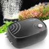 HITOP 10W Powerful Aquarium Air Pump: 4-Outlets 320GPH Air Pump