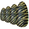 Bling Art Stilett Gold Camouflage Medium Acrylic False Nails 24 Full