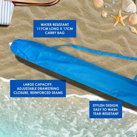 Protective Cover Parasol - Parasol Cover Beach Umbrella Cover with Durable Handle Protective Cover for Beach Umbrella with Handle Accessory or Replacement Part for Beach Umbrellas