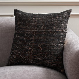 SAFAVIEH KAILO Pillow, Black/Natural