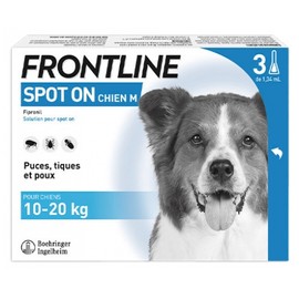Frontline Spot-On Dog M (10-20 kg) 3 Pipettes