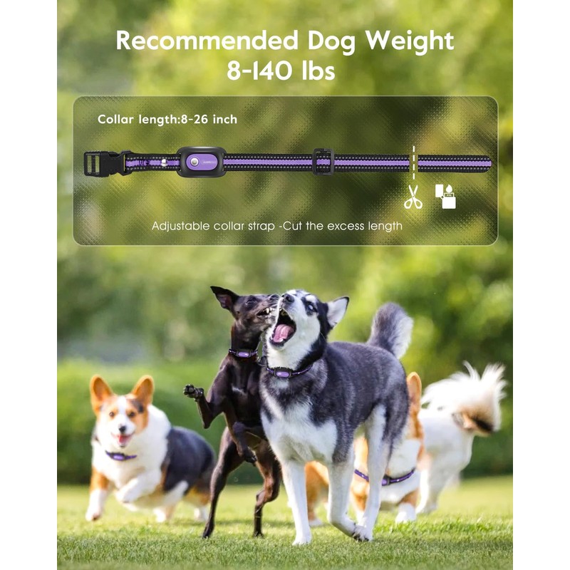 SLOPEHILL Dog Shock Collar,4200FT Dog Training Collar with Remote,IPX8 Waterproof