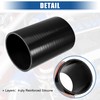 uxcell 4" ID 6" Length 4-Ply Reinforced High Temp Straight