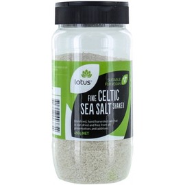 Lotus Celtic Sea Salt Fine 450g Shaker