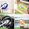 Windshield Cleaning Tool, Portable Car Interior Feather Duster, 13-inch Handle,