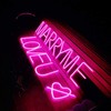 ENUOLI Light Up Letters Neon Signs, Pink Alphabet Neon Lights