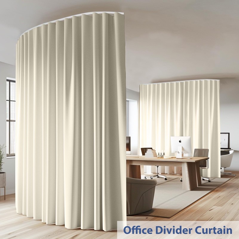 cbsroro Room Divider Ceiling Mounted Curtains Track Sets Extra Wide