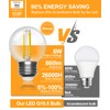 【Upgraded】 Dimmable E26 Led Bulb 60 Watt, G16.5 Light Bulbs