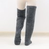 YELAIVP Women's Fuzzy Thigh High Socks Warmth Over Knee High