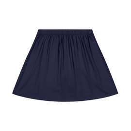 Nautica Girls' Big School Uniform Pull-On Scooter, Skirt with Undershorts, Elastic Waistband, Soft & Comfortable Material, Navy, 12