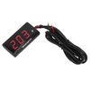 Motorcycle Digital Water Temperature Gauge Ultra Thin DC 12V LCD