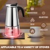 DITOSH 2 Cup Stovetop Espresso Maker Stainless Steel Moka Pot