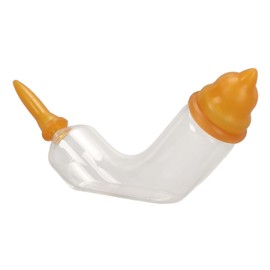 Glass Pet Feeding Bottle, Pet Milk Feeding Bottle with Brush, Arc Design, Milk Feeder for Kitten Puppy Hamster 10ml