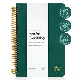 Plan for Everything: Repeatable ADHD Productivity Task Tracker for Adults and Students, Improved Executive Functioning, Enhance Focus & Organization, Women and Men, Achieve Goals