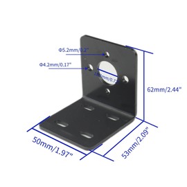 CONQUERALL Motor Bracket Metal Structure Rugged and Stable for 895 Series 12V/24V DC Motor Mounting Bracket