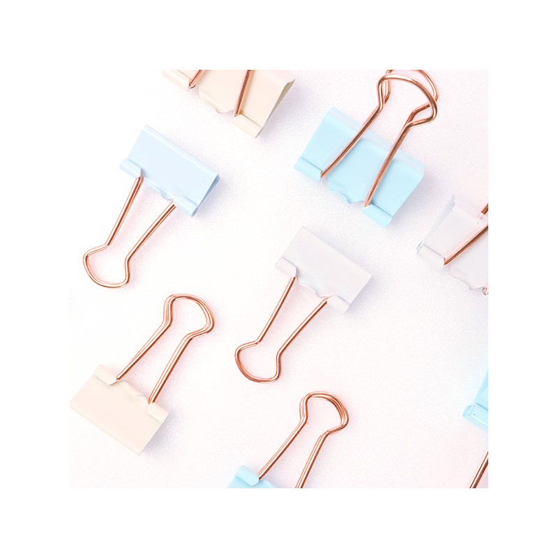 Delhi Deli pastel gold double clip set mixed 44 pieces