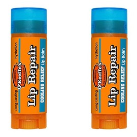 2 x O'Keeffe's Lip Balm Repair Stick Cooling 4.2g