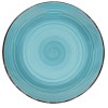 Royal Norfolk Turquoise Swirl Dinner Plates Stoneware 10.5 in Set