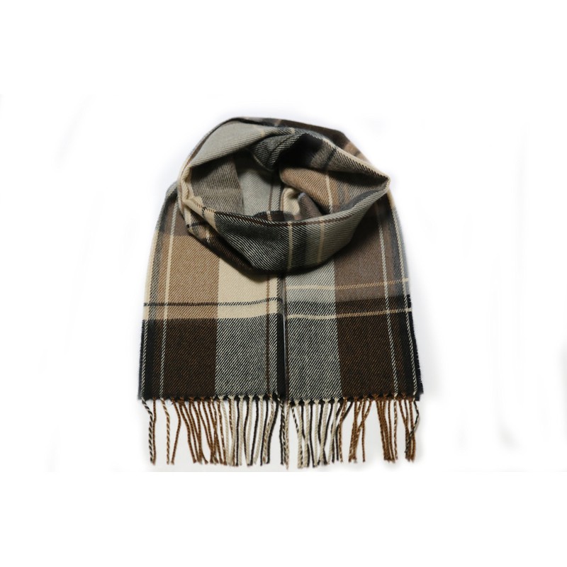 A.WAVE Softer than Cashmere Wool Touch Tassel Ends Plaid Check