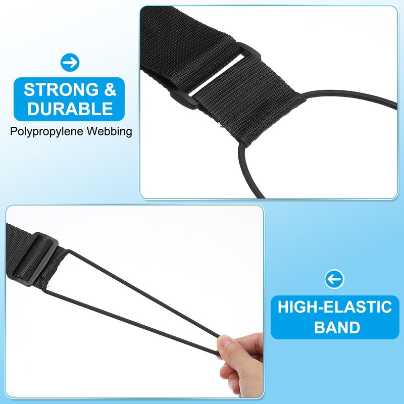 PATIKIL Luggage Straps Bag Bungee, 2 Pcs Suitcase Straps Adjustable