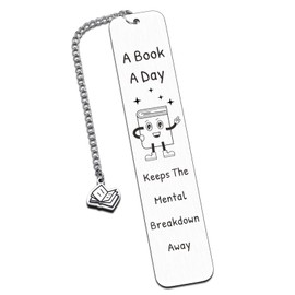 Bookmarks for Women Men Stocking Stuffers for Teens White Elephant Gifts for Adults Book Marks for Reading Kids Book Club Inspirational Reader Bookish Reading Gift Metal Bookmarks Reading Accessories