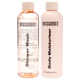 Missguided So Fresh So Clean Set for Women - 2 Pc 6.76oz Shawer Wash, 6.76oz Body Moisturizer